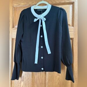 Amazon Black and White Women's Cardigan Sweater